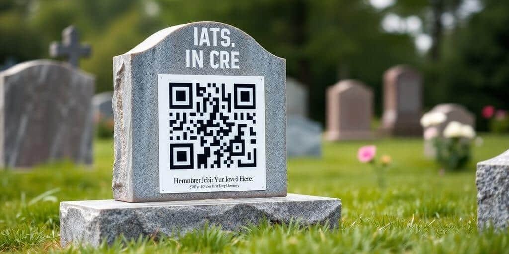 Importância de um código QR para túmulos