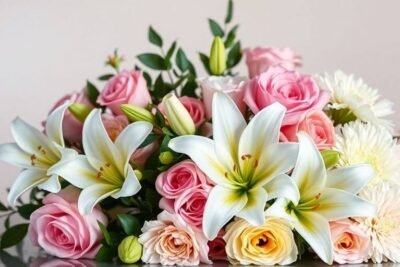 Quais flores são muito usadas em funerais