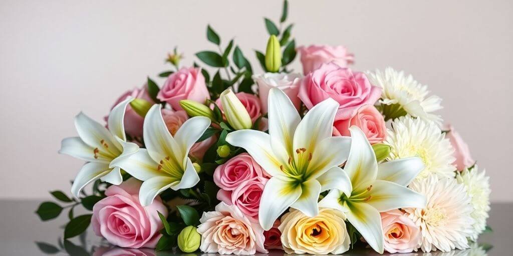 Quais flores são muito usadas em funerais