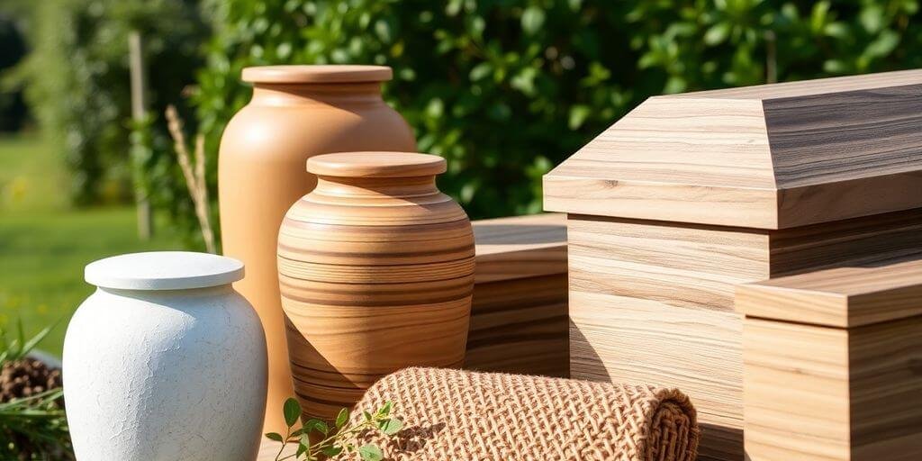 Qual a diferença entre um caixão e uma urna funerária biodegradável