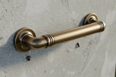 Puxador de bronze para túmulo