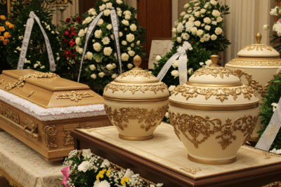 Ornamentação de urnas funerárias, elegância e respeito em cada detalhe Ornamentação de urnas