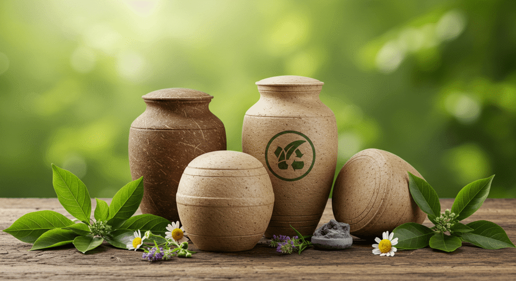 Urnas ecológicas, soluções biodegradáveis Urnas ecológicas