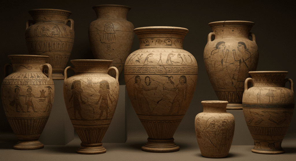 Urnas funerárias povos antigos