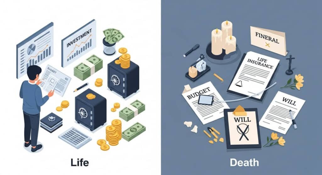 Como se preparar financeiramente para a vida e para a morte