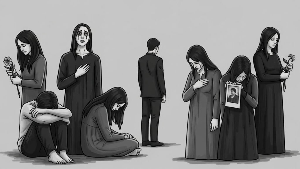 Várias faces do luto