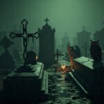 Cemitério assustador